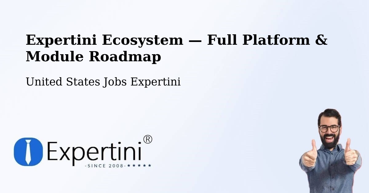 Expertini Ecosystem — Full Platform & Module Roadmap – Willcox